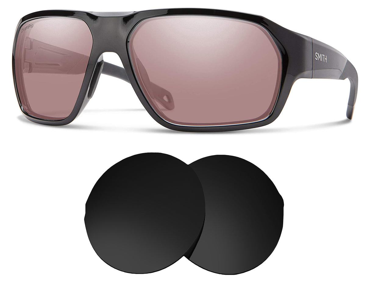 Smith Deckboss-Replacement Lenses-Volcanic Black-Non-Polarized-Seek Optics
