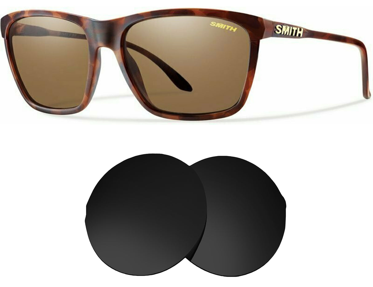 Smith Delano-Replacement Lenses-Volcanic Black-Non-Polarized-Seek Optics
