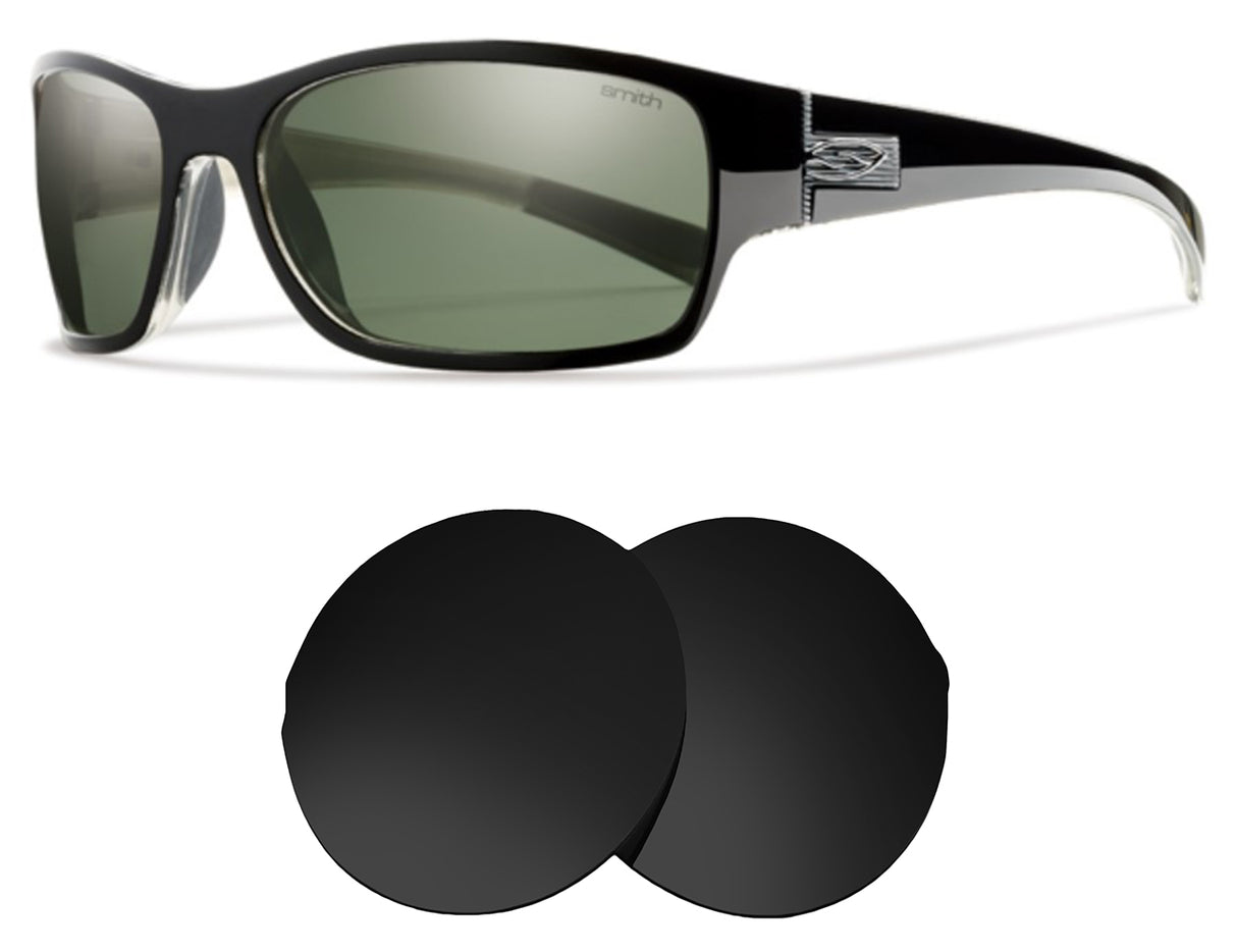Smith Forum-Replacement Lenses-Volcanic Black-Non-Polarized-Seek Optics