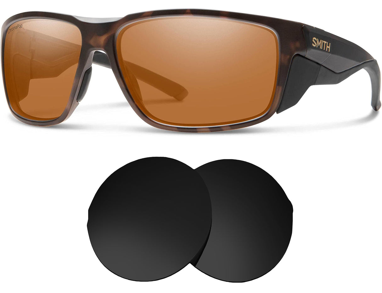 Smith Freespool MAG-Replacement Lenses-Volcanic Black-Non-Polarized-Seek Optics