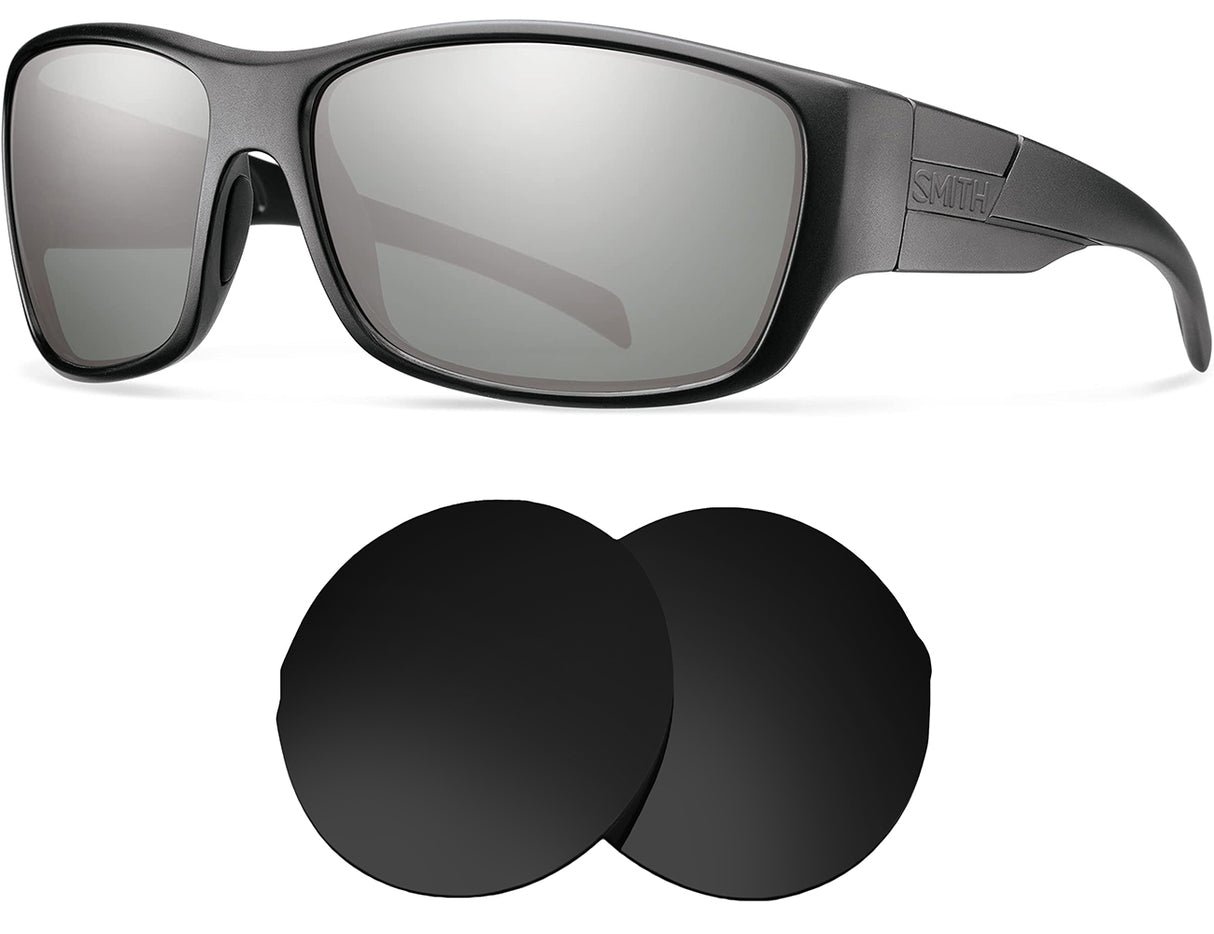 Smith Frontman Elite-Replacement Lenses-Volcanic Black-Non-Polarized-Seek Optics