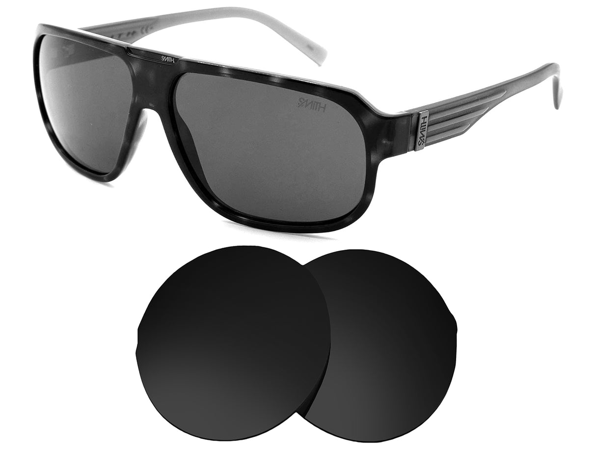Smith Gibson-Replacement Lenses-Volcanic Black-Non-Polarized-Seek Optics