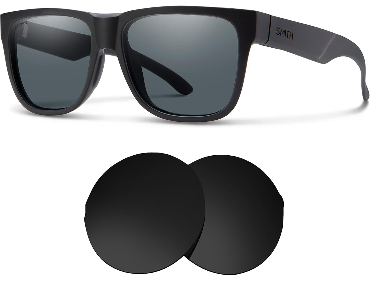 Smith Lowdown 2 CORE-Replacement Lenses-Volcanic Black-Non-Polarized-Seek Optics