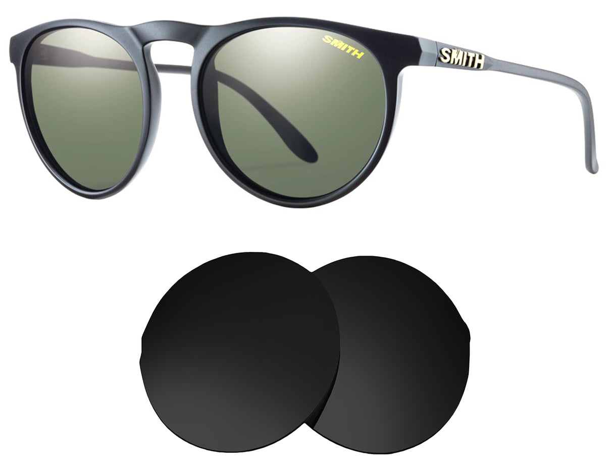 Smith Marvine-Replacement Lenses-Volcanic Black-Non-Polarized-Seek Optics