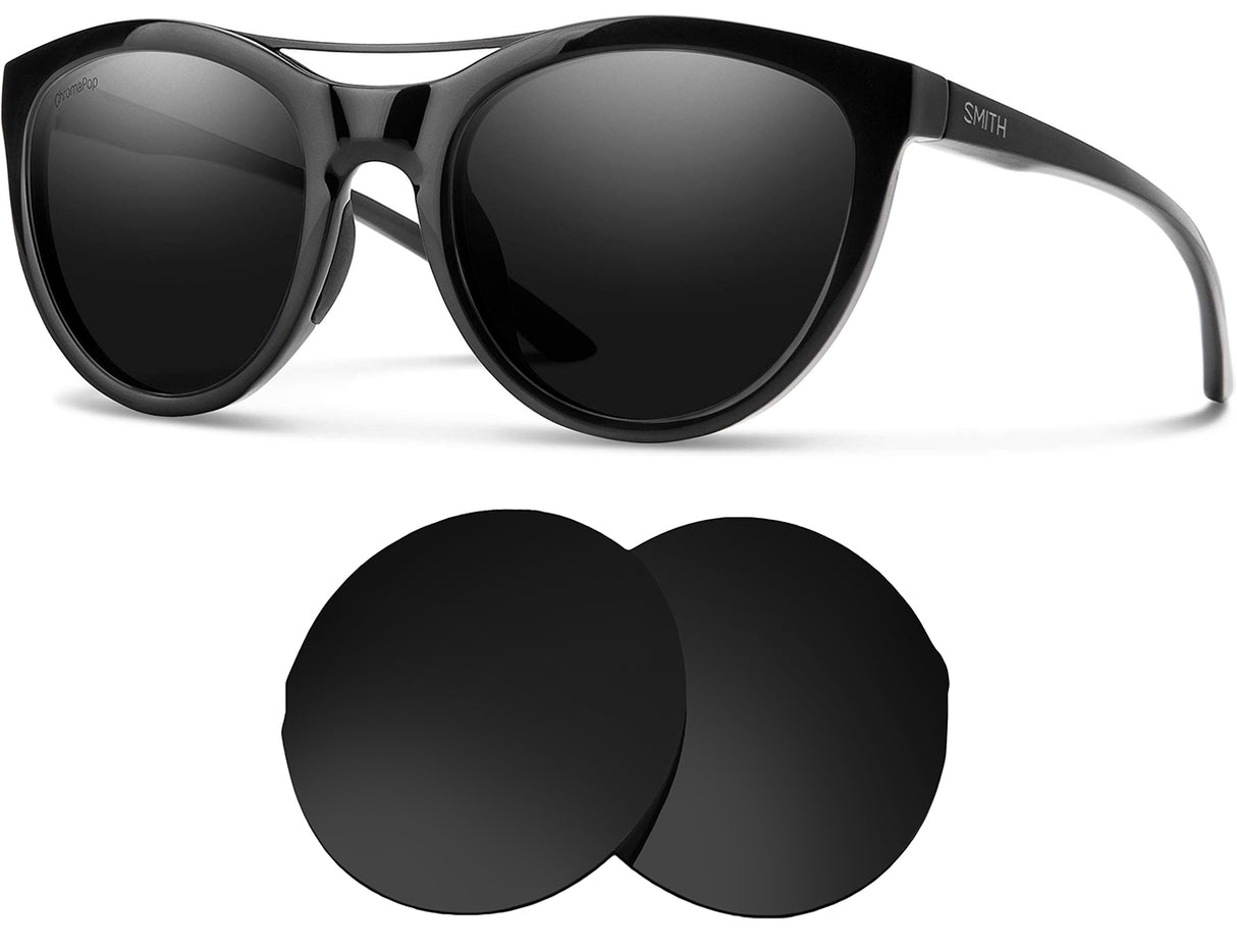 Smith Midtown-Replacement Lenses-Volcanic Black-Non-Polarized-Seek Optics