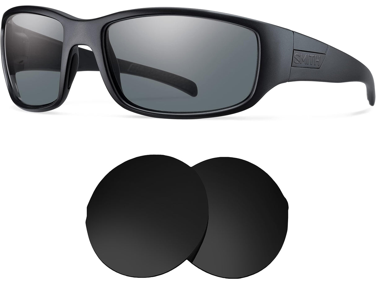 Smith Prospect Elite-Replacement Lenses-Volcanic Black-Non-Polarized-Seek Optics