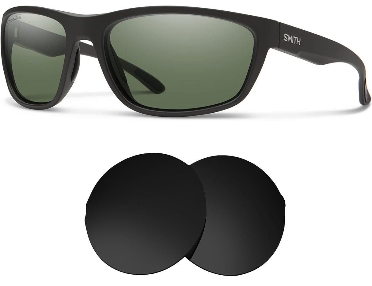 Smith Redding-Replacement Lenses-Volcanic Black-Non-Polarized-Seek Optics