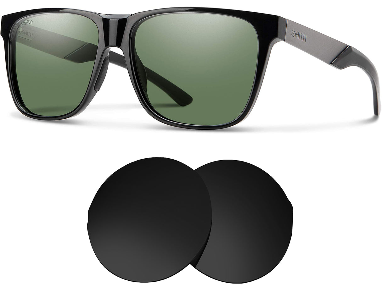 Smith Lowdown Steel XL-Replacement Lenses-Volcanic Black-Non-Polarized-Seek Optics
