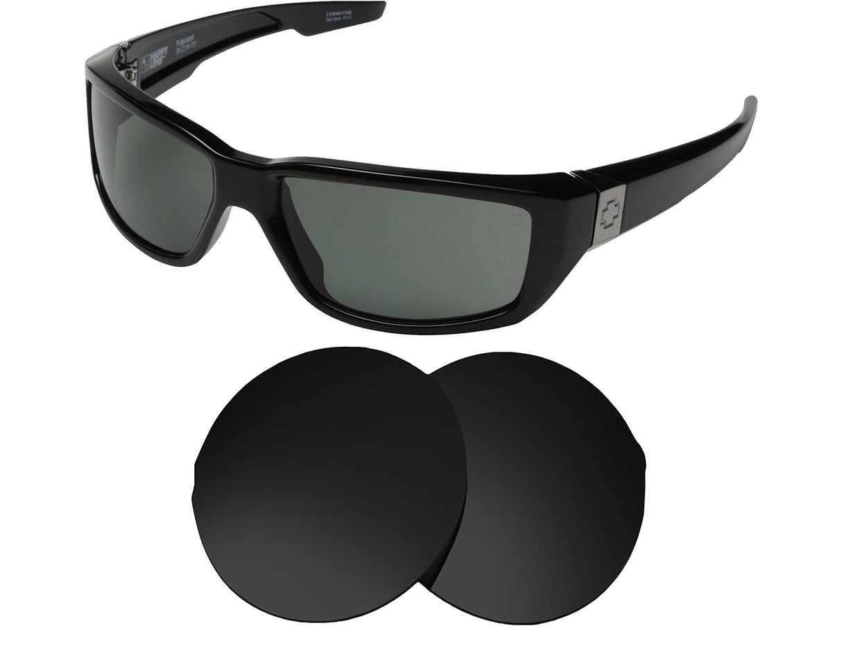 Spy Optic Dirty Mo 59mm-Replacement Lenses-Volcanic Black-Non-Polarized-Seek Optics