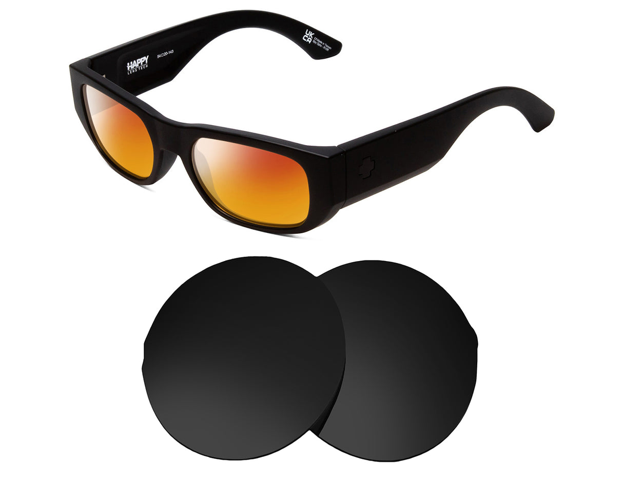 Spy Optic Genre-Replacement Lenses-Volcanic Black-Non-Polarized-Seek Optics