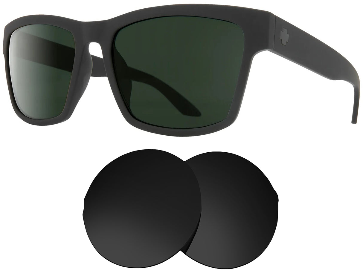 Spy Optic Haight 2-Replacement Lenses-Volcanic Black-Non-Polarized-Seek Optics