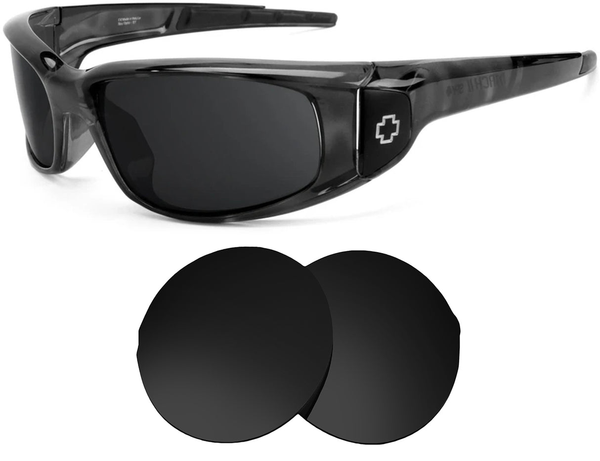 Spy Optic Mach II-Replacement Lenses-Volcanic Black-Non-Polarized-Seek Optics