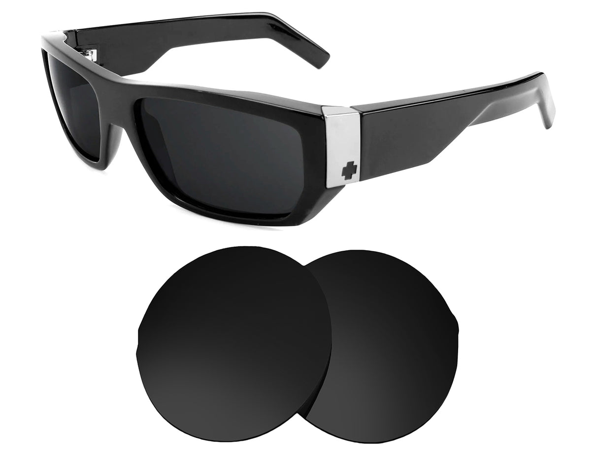 Spy Optic Paycheck-Replacement Lenses-Volcanic Black-Non-Polarized-Seek Optics