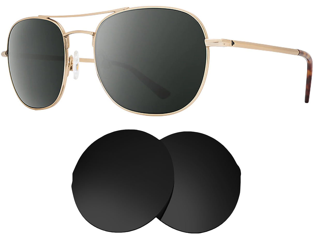 Spy Optic Pemberton-Replacement Lenses-Volcanic Black-Non-Polarized-Seek Optics