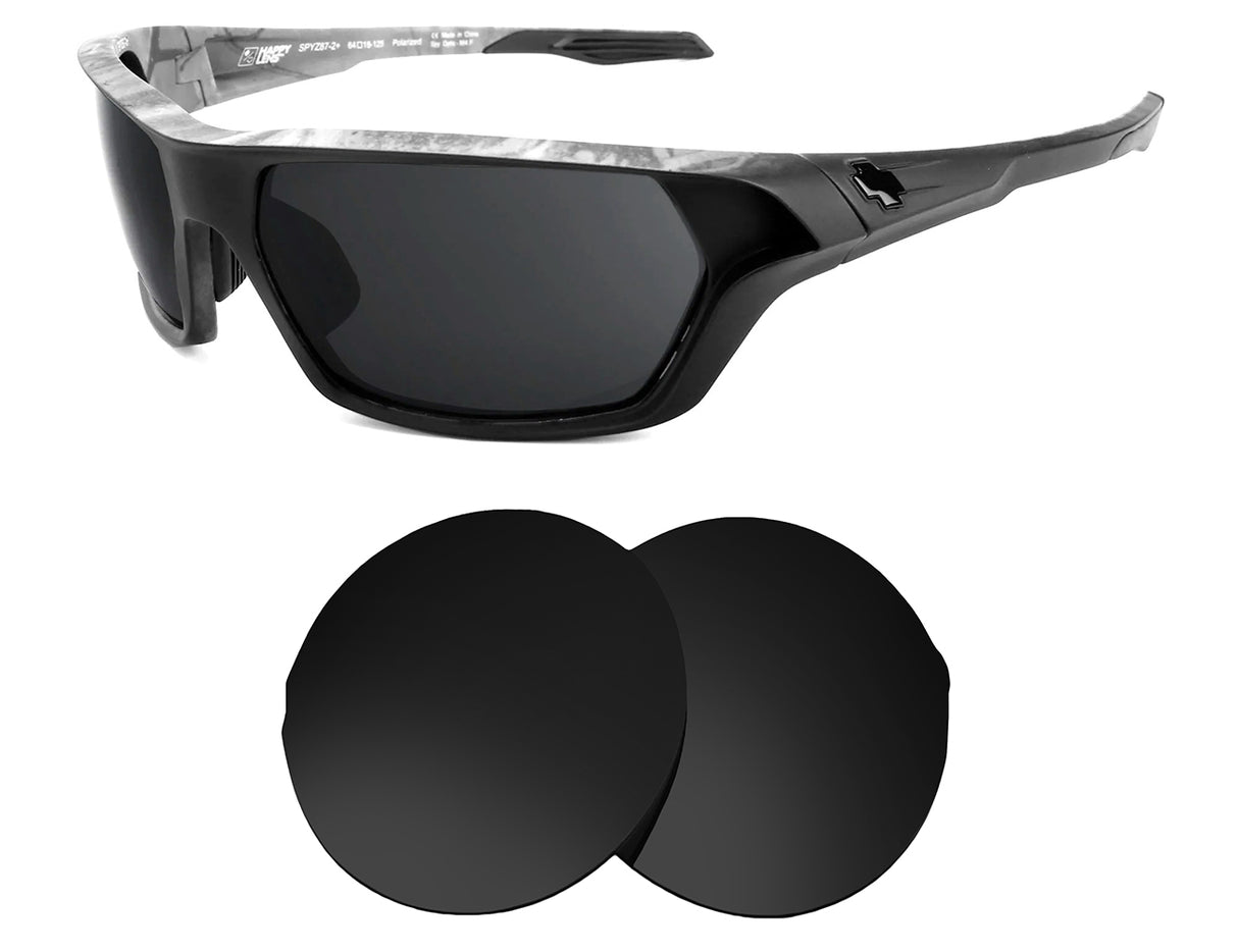 Spy Optic Quanta 2-Replacement Lenses-Volcanic Black-Non-Polarized-Seek Optics