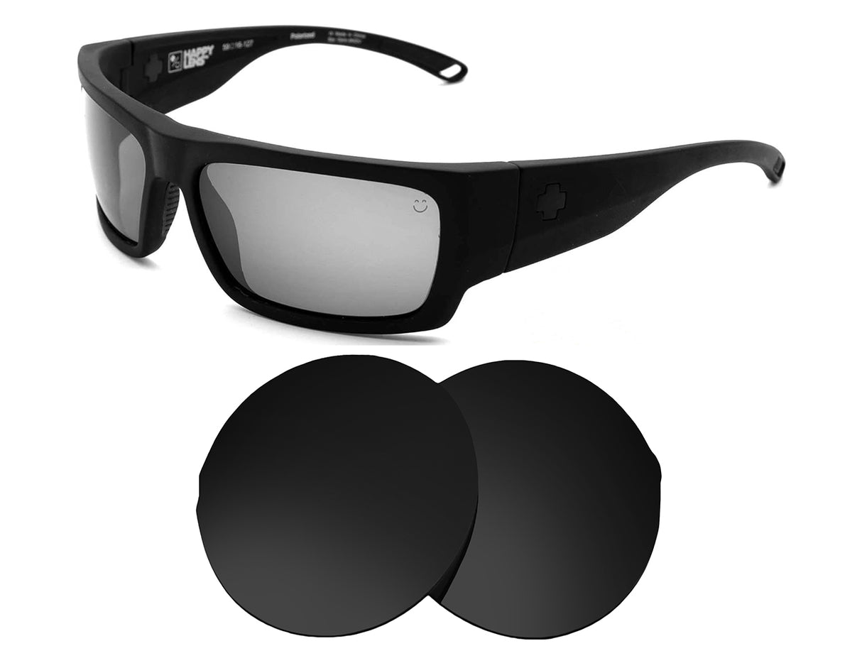 Spy Optic Rover-Replacement Lenses-Volcanic Black-Non-Polarized-Seek Optics