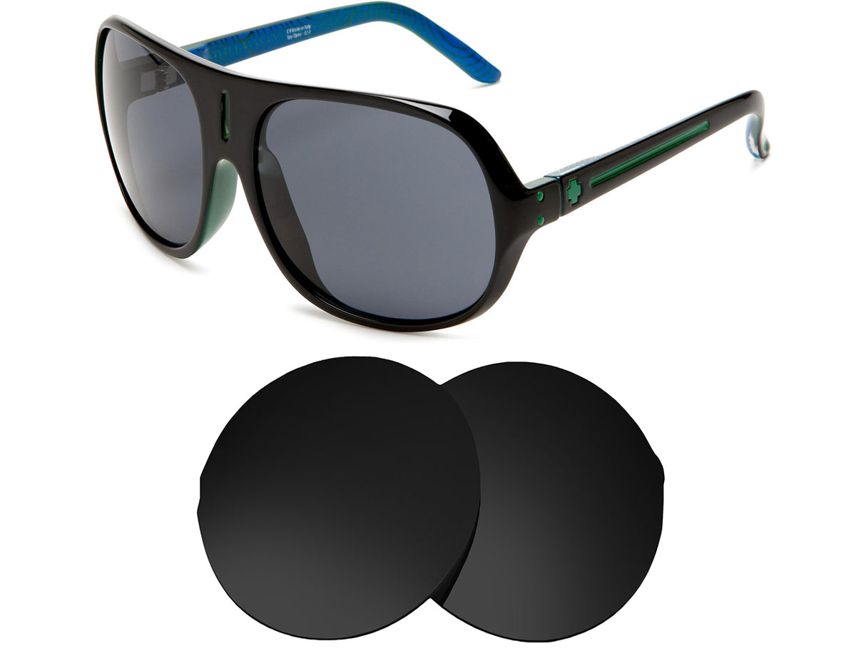 Spy Optic Stratos II-Replacement Lenses-Volcanic Black-Non-Polarized-Seek Optics