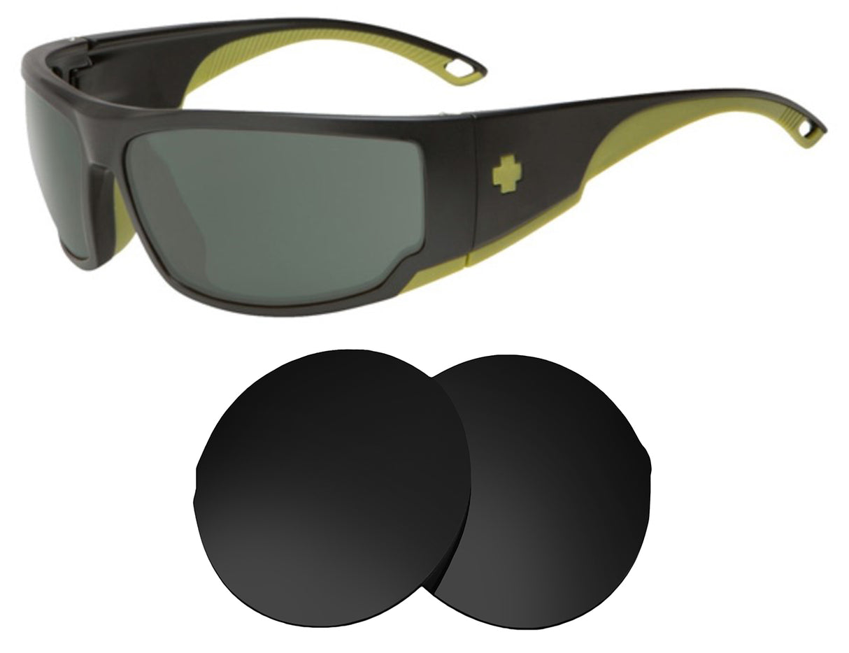 Spy Optic Tackle-Replacement Lenses-Volcanic Black-Non-Polarized-Seek Optics