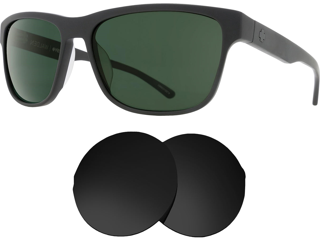Spy Optic Walden-Replacement Lenses-Volcanic Black-Non-Polarized-Seek Optics