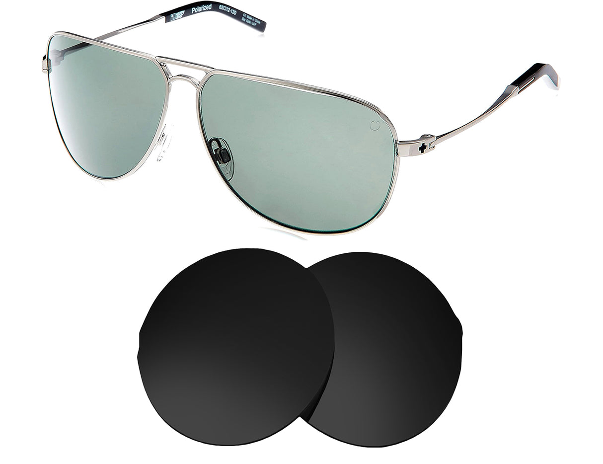 Spy Optic Wilshire-Replacement Lenses-Volcanic Black-Non-Polarized-Seek Optics