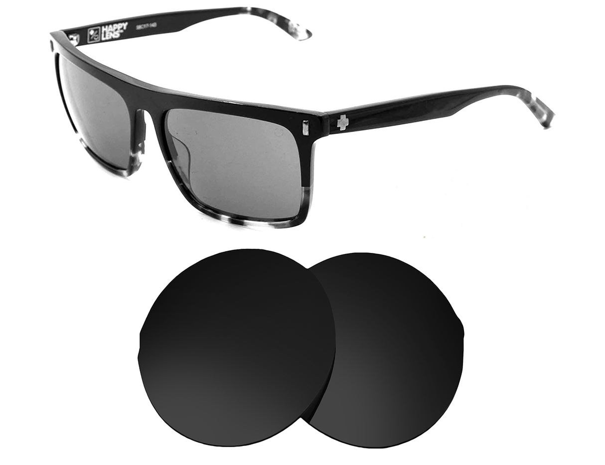 Spy Optic Yonkers-Replacement Lenses-Volcanic Black-Non-Polarized-Seek Optics