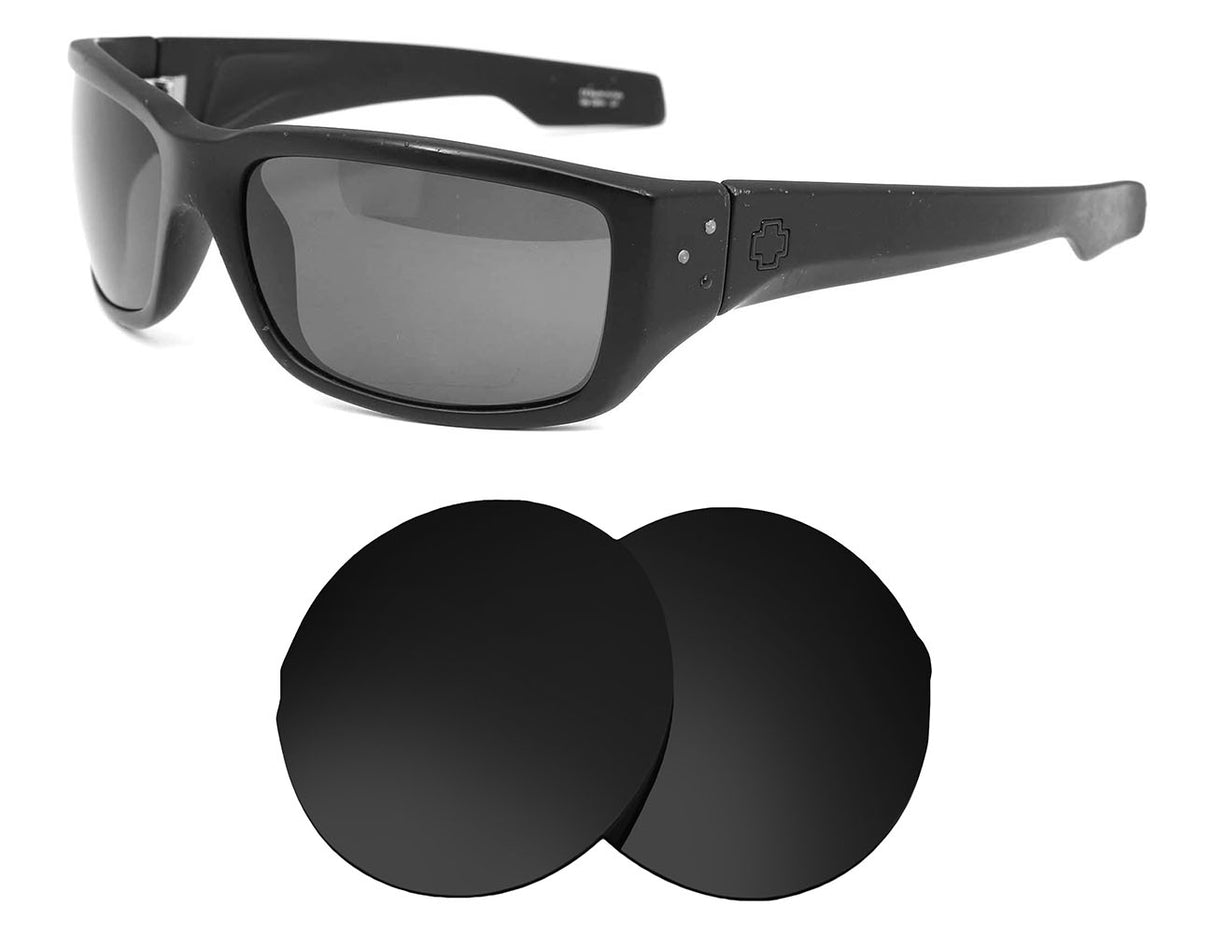 Spy Optic Nolen-Replacement Lenses-Volcanic Black-Non-Polarized-Seek Optics