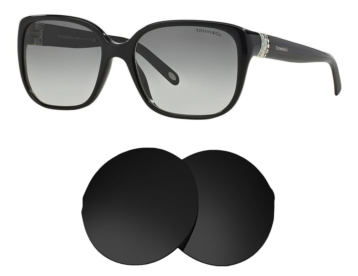 Tiffany & Co TF4078-Replacement Lenses-Volcanic Black-Non-Polarized-Seek Optics
