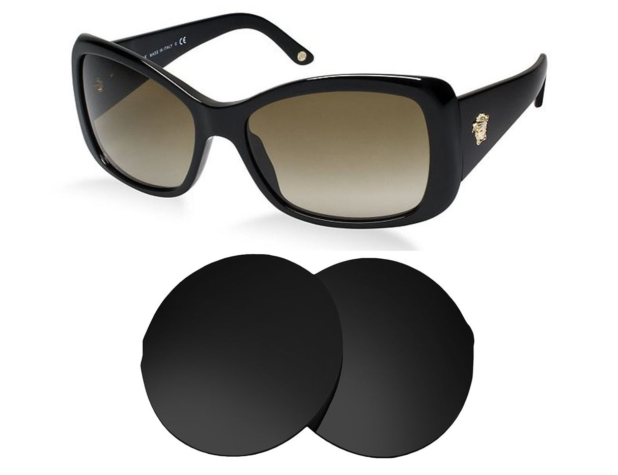 Versace VE4215-Replacement Lenses-Volcanic Black-Non-Polarized-Seek Optics