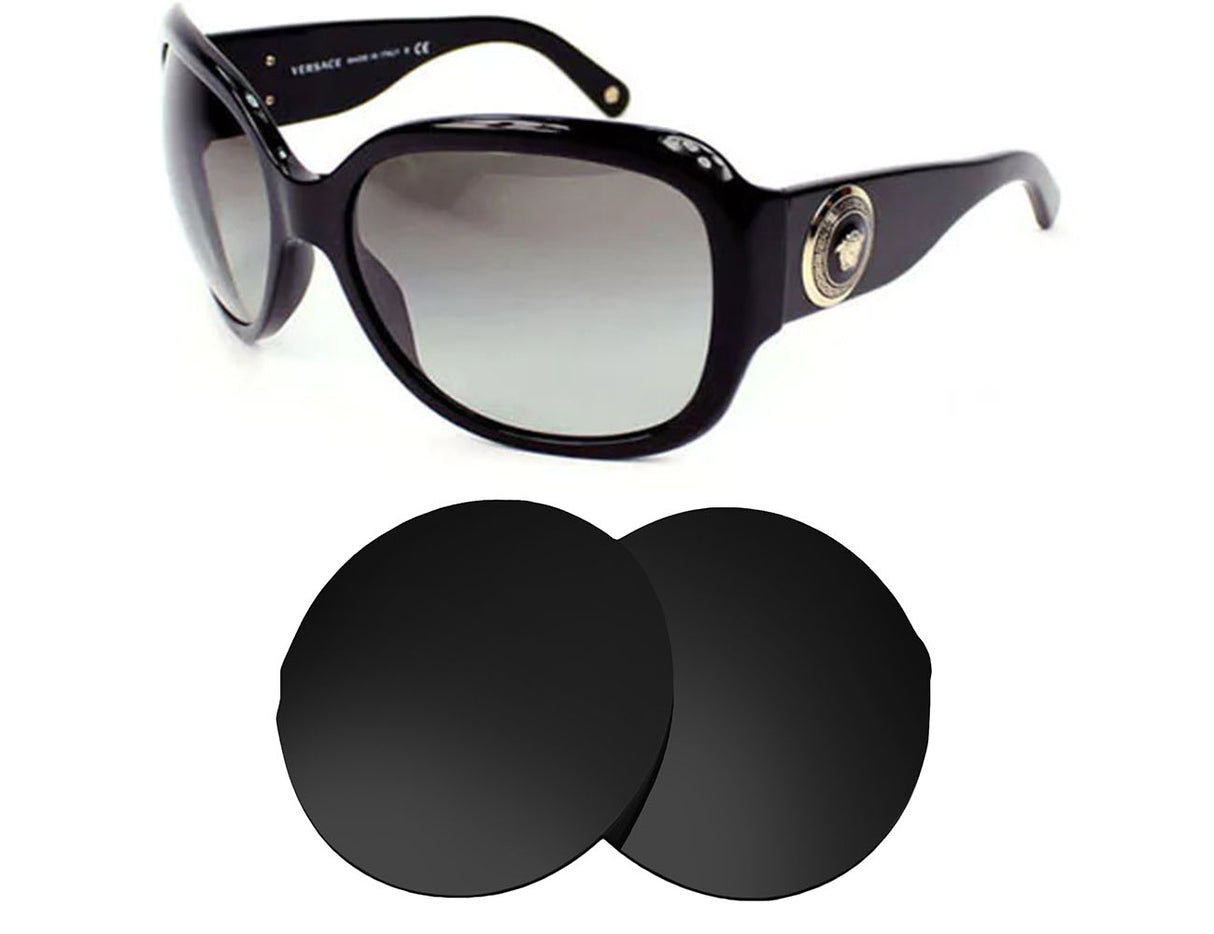 Versace VE4243-Replacement Lenses-Volcanic Black-Non-Polarized-Seek Optics