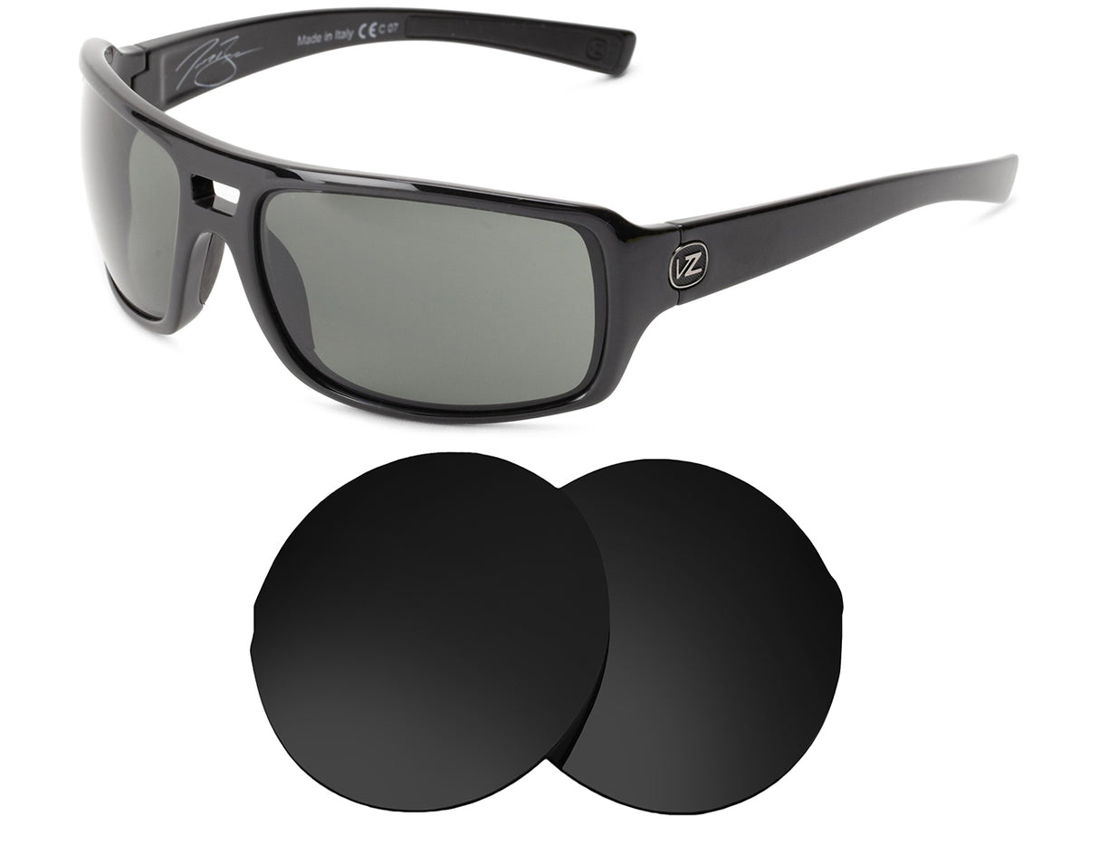 VonZipper Hammerlock-Replacement Lenses-Volcanic Black-Non-Polarized-Seek Optics
