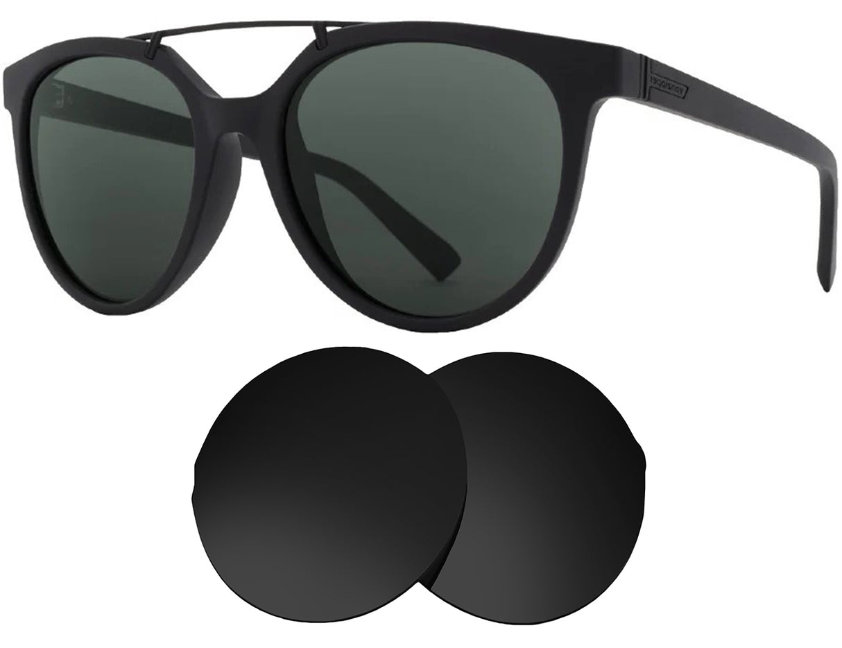 VonZipper Hitsville-Replacement Lenses-Volcanic Black-Non-Polarized-Seek Optics