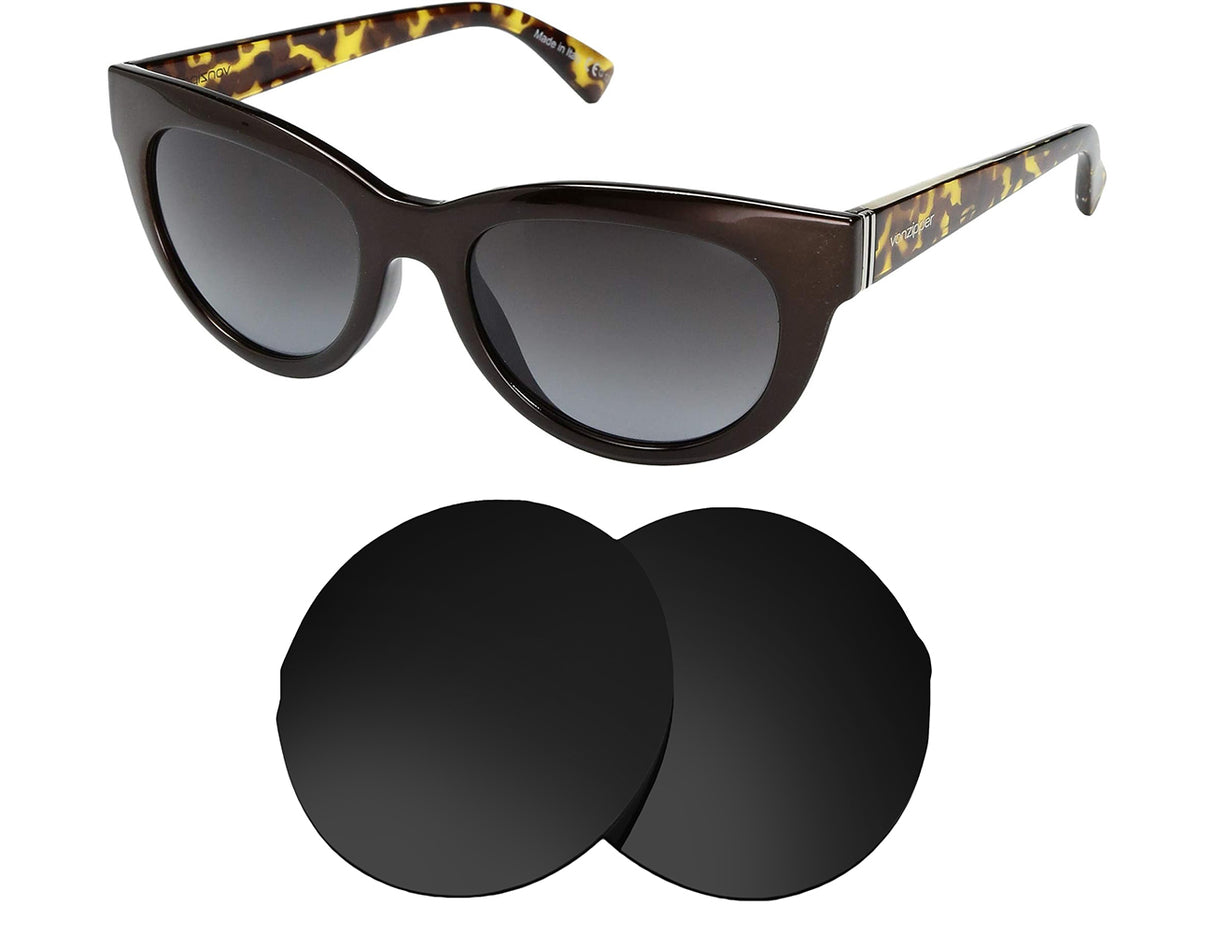 VonZipper Queenie-Replacement Lenses-Volcanic Black-Non-Polarized-Seek Optics