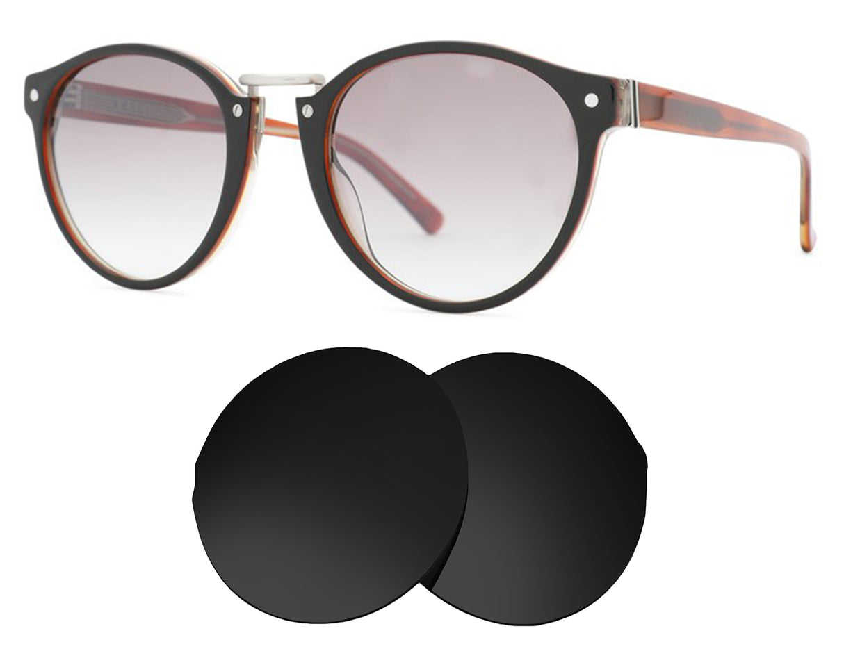 VonZipper Stax-Replacement Lenses-Volcanic Black-Non-Polarized-Seek Optics