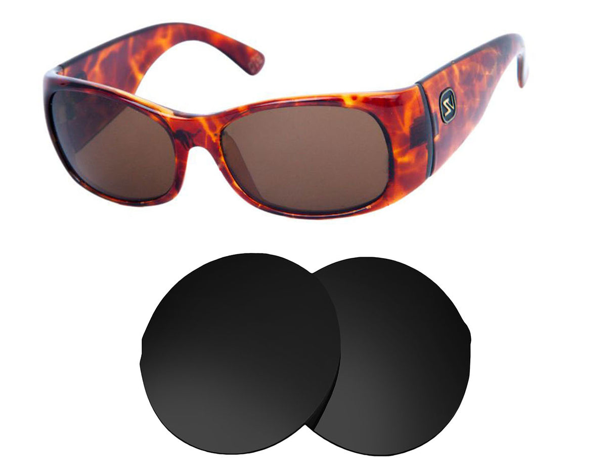 VonZipper Gig-Replacement Lenses-Volcanic Black-Non-Polarized-Seek Optics