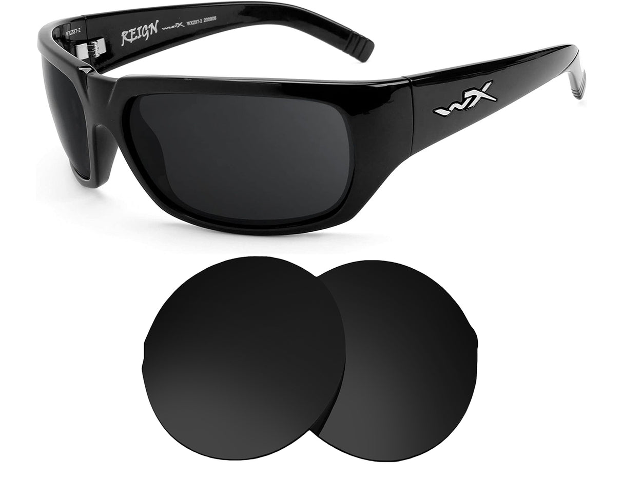 Wiley X Reign-Replacement Lenses-Volcanic Black-Non-Polarized-Seek Optics