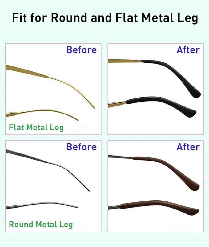 Silicone Temple Cover / Ear Sock Sleeves-Temple Covers-Seek Optics