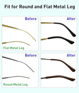 Silicone Temple Cover / Ear Sock Sleeves-Temple Covers-Seek Optics