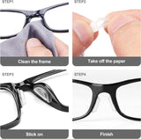 Adhesive / Stick-On Silicone-Nose Pads-Clear-Seek Optics