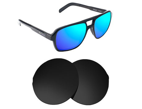 Bajio 12 South-Replacement Lenses-Volcanic Black-Non-Polarized-Seek Optics