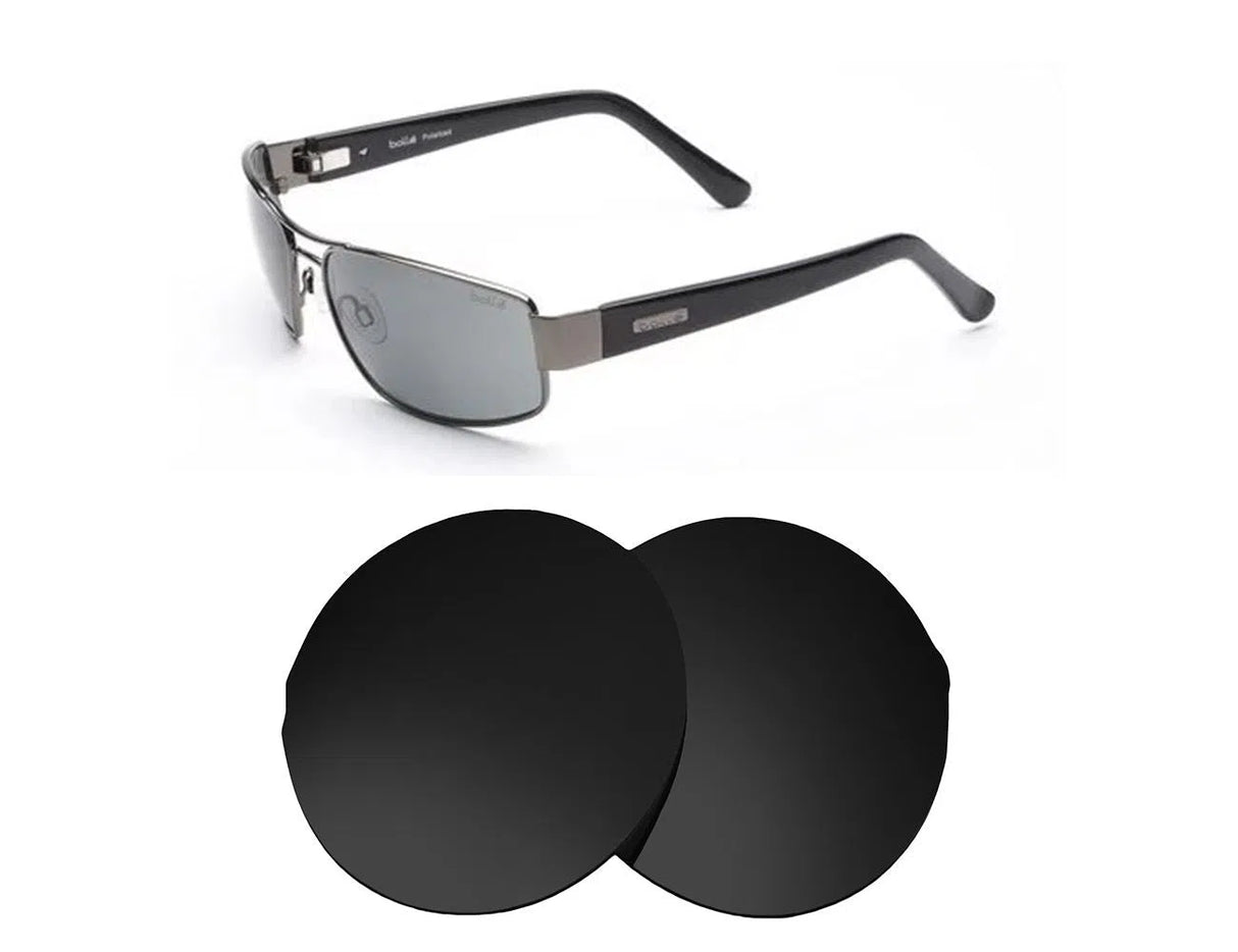 Bolle Graham-Replacement Lenses-Volcanic Black-Non-Polarized-Seek Optics