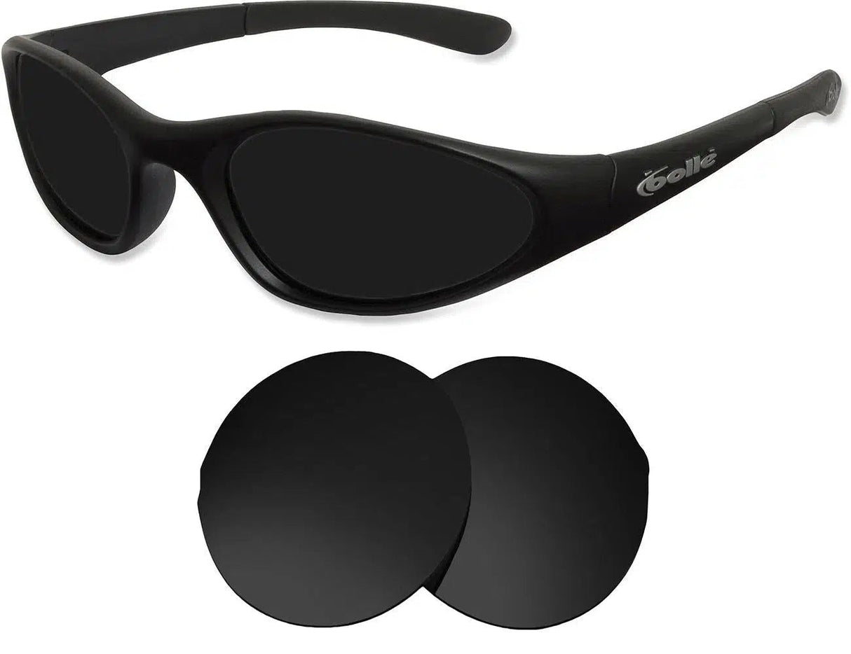 Bolle Swisher-Replacement Lenses-Volcanic Black-Non-Polarized-Seek Optics