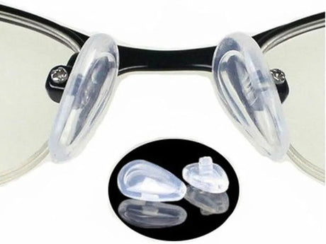 Clear Nosepads for Metal Sunglasses and Eyeglasses-Rubber Kit-Seek Optics