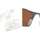 Clear Nosepads for Metal Sunglasses and Eyeglasses-Rubber Kit-Seek Optics