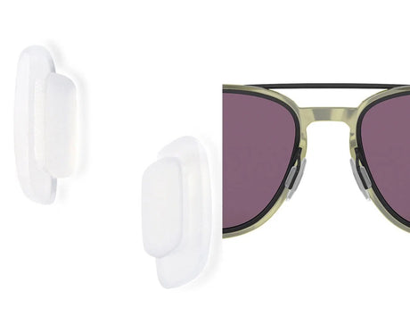 Clear Nosepads for Metal Sunglasses and Eyeglasses-Rubber Kit-Seek Optics