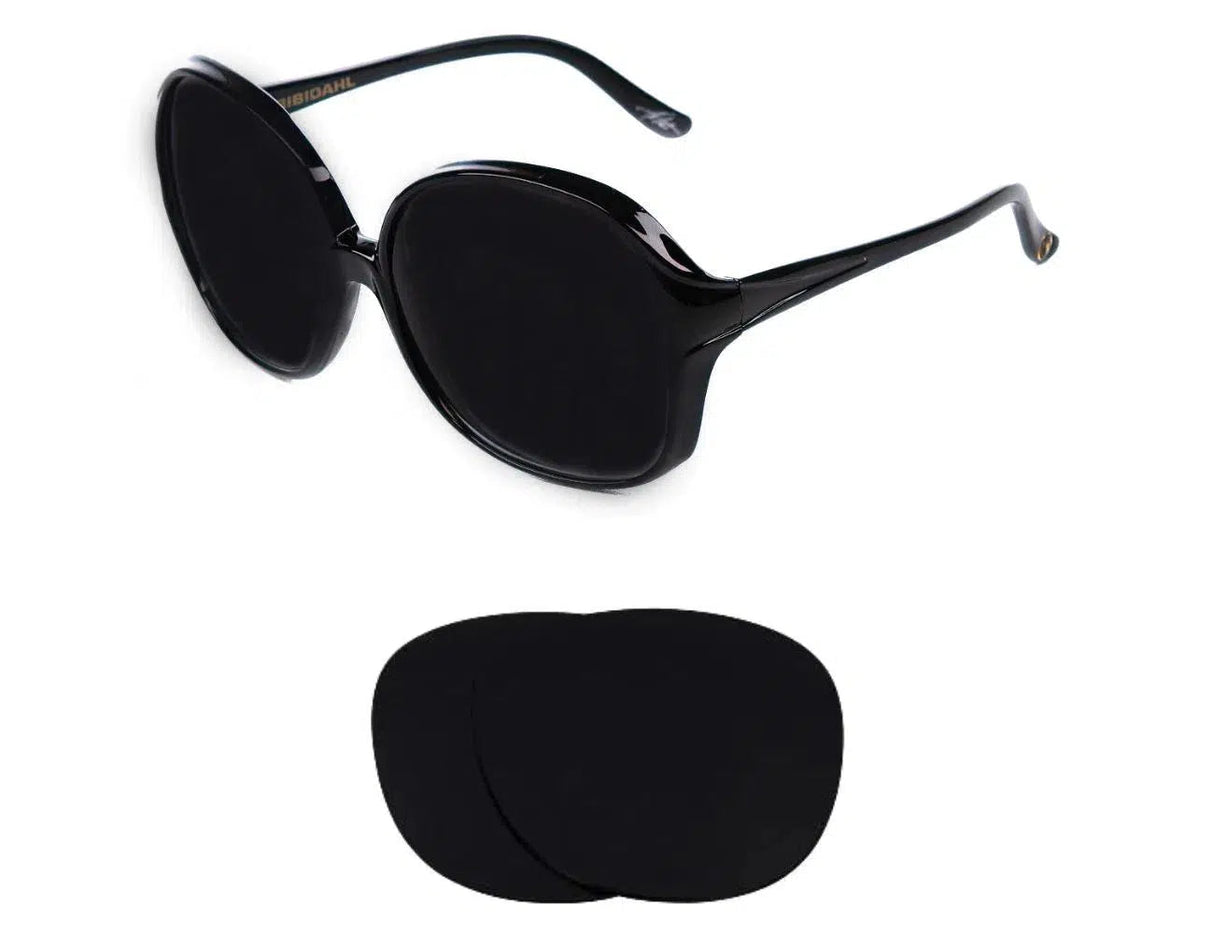 Electric Bibidahl-Replacement Lenses-Volcanic Black-Non-Polarized-Seek Optics