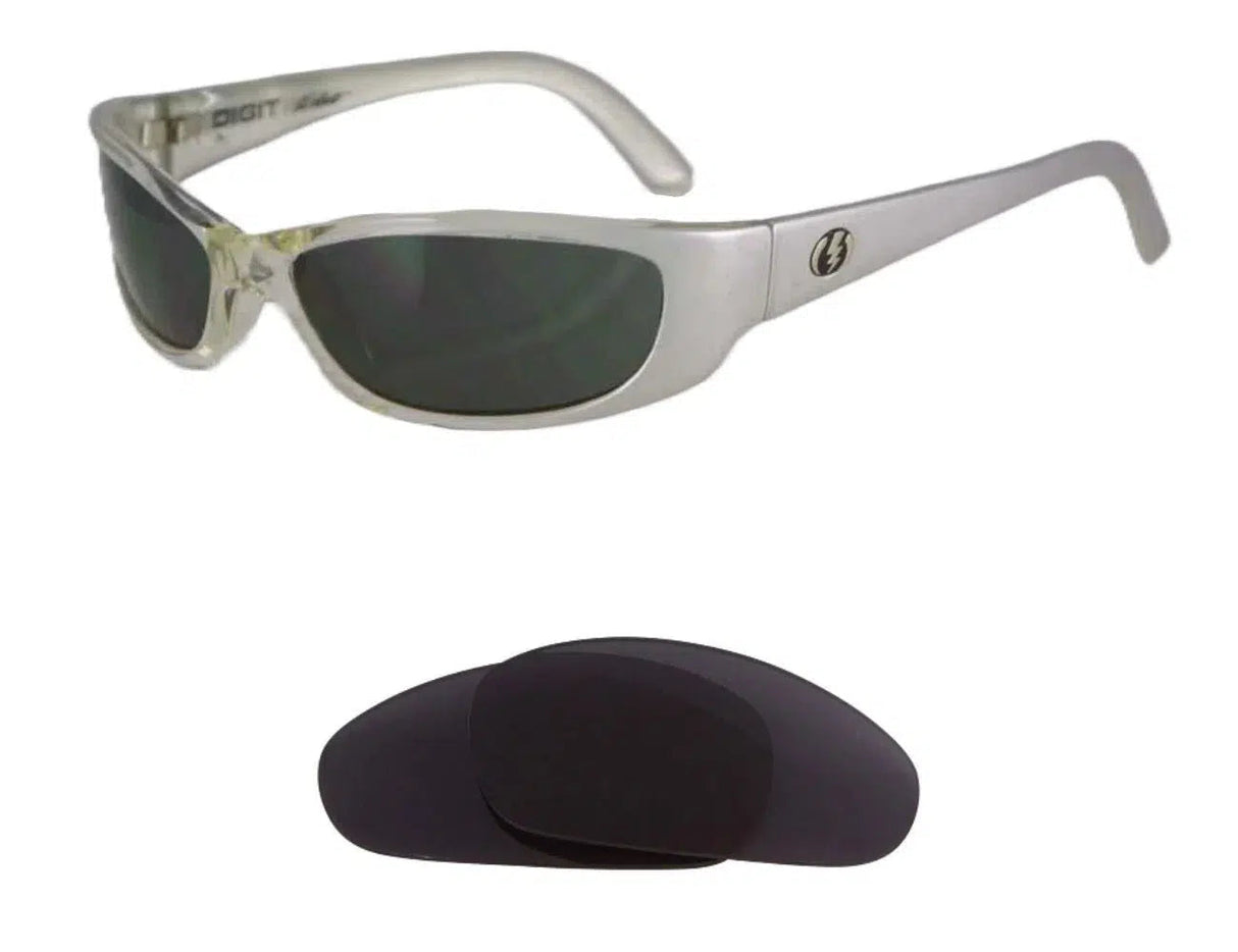 Electric Digit-Replacement Lenses-Volcanic Black-Non-Polarized-Seek Optics