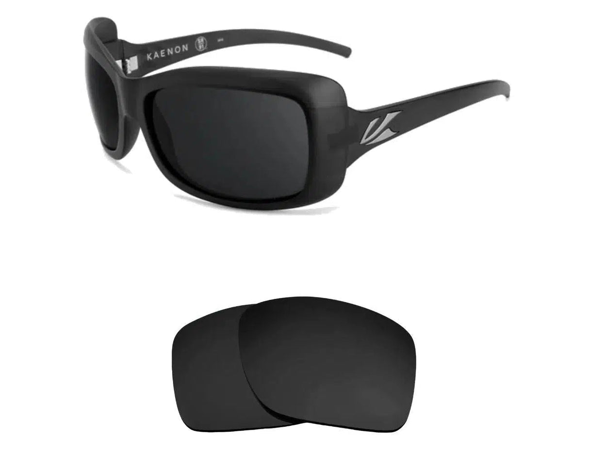 Kaenon Georgia-Replacement Lenses-Volcanic Black-Non-Polarized-Seek Optics