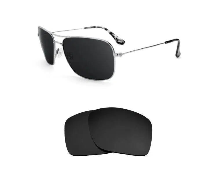 Maui Jim Wiki Wiki MJ246-Replacement Lenses-Volcanic Black-Non-Polarized-Seek Optics