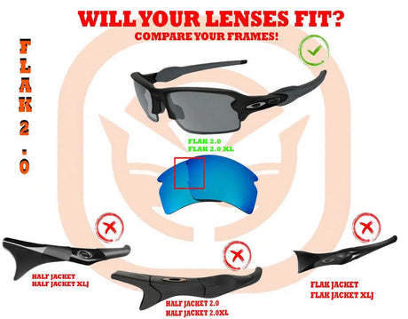 Oakley Flak 2.0-Rubber Kit-Seek Optics