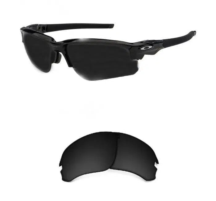 Oakley Flak Draft-Replacement Lenses-Volcanic Black-Non-Polarized-Seek Optics